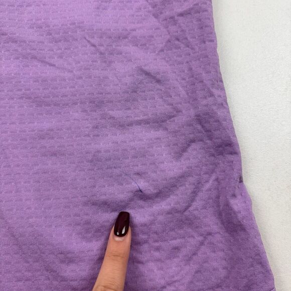 Bette & Court Purple Short Sleeve Polo Shirt Nylon Spandex Mesh Vents Size XS - Picture 10 of 10